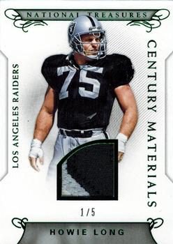 2016 Panini National Treasures - Century Materials Emerald #39 Howie Long Front