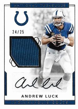 2016 Panini National Treasures - Materials Signatures #39 Andrew Luck Front