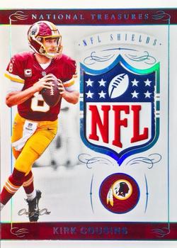 2016 Panini National Treasures - NFL Shields #10 Kirk Cousins Front