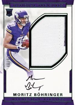 2016 Panini National Treasures - Rookie Autograph Patch (RPS) Numbers Green #141 Moritz Bohringer Front