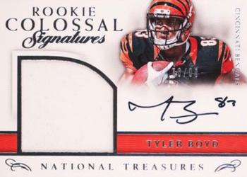 2016 Panini National Treasures - Rookie Colossal Signatures #21 Tyler Boyd Front