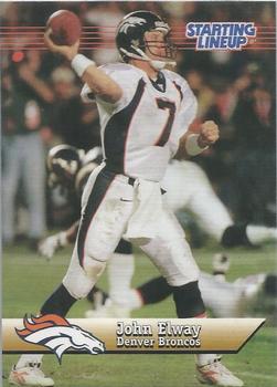 1999 Hasbro Starting Lineup Cards Classic Doubles #558697.0000 John Elway Front