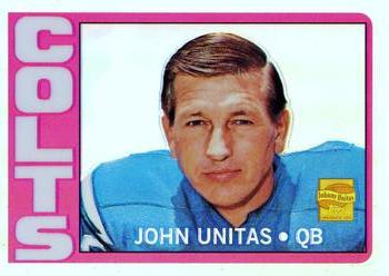 2000 Topps Chrome Unitas Reprints Refractors #R15 Johnny Unitas 1971 
