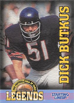 1998 Kenner Starting Lineup Cards Pro Football Hall of Fame Legends #551184 Dick Butkus Front