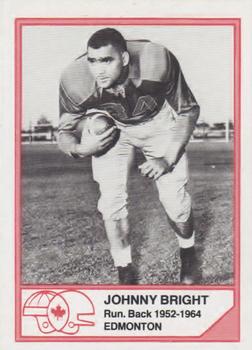 1983 JOGO CFL Hall of Fame Series A #A-10 Johnny Bright Front