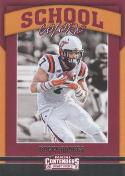 2017 Panini Contenders Draft Picks - School Colors #10 Bucky Hodges Front