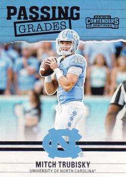 2017 Panini Contenders Draft Picks - Passing Grades #2 Mitchell Trubisky Front
