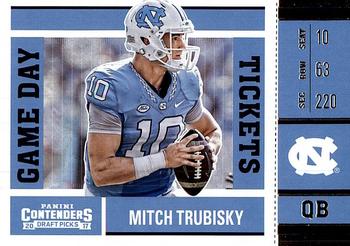 2017 Panini Contenders Draft Picks - Game Day Tickets #4 Mitchell Trubisky Front