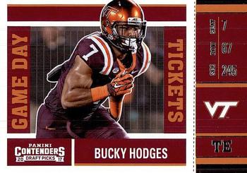 2017 Panini Contenders Draft Picks - Game Day Tickets #10 Bucky Hodges Front