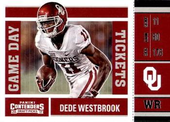 2017 Panini Contenders Draft Picks - Game Day Tickets #28 Dede Westbrook Front