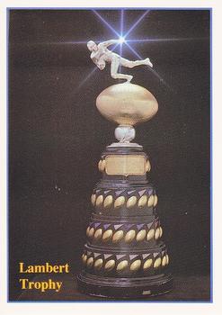 1991 College Classics West Virginia Mountaineers #50 Lambert Trophy Front