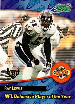 2001 Topps eTopps #1 Ray Lewis Front