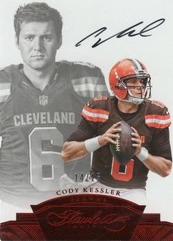 2016 Panini Flawless - Rookie Now and Then Signatures Ruby #RNCK Cody Kessler Front