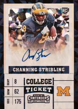 2017 Panini Contenders Draft Picks - Cracked Ice #233 Channing Stribling Front