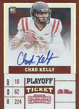 2017 Panini Contenders Draft Picks - Playoff Ticket #113 Chad Kelly Front