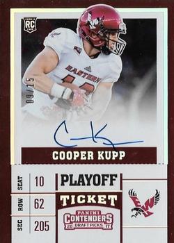 2017 Panini Contenders Draft Picks - Playoff Ticket #124 Cooper Kupp Front