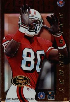 1996 Pro Magnets #06 Jerry Rice Front