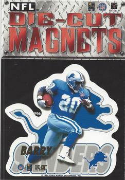 1996 Pro Magnets - Die Cut Magnets #NNO Barry Sanders Front