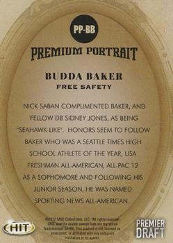 2017 SAGE HIT - Premium Portrait #PP-BB Budda Baker Back