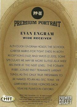 2017 SAGE HIT - Premium Portrait #PP-EE Evan Engram Back