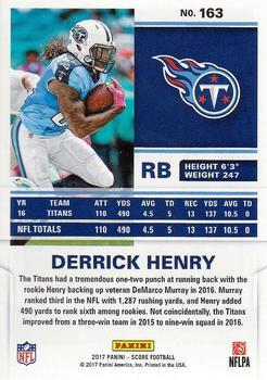 2017 Score - Artist's Proof #163 Derrick Henry Back