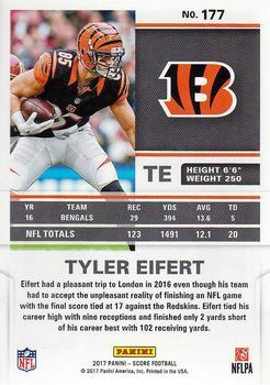 2017 Score - End Zone #177 Tyler Eifert Back