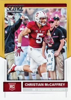 2017 Score - Gold #373 Christian McCaffrey Front