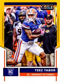 2017 Score - Gold #429 Teez Tabor Front