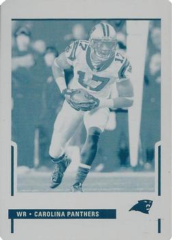 2017 Score - Printing Plates Cyan #40 Devin Funchess Front