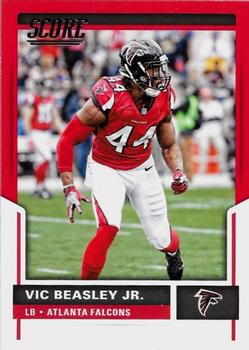 2017 Score - Red #50 Vic Beasley Jr. Front