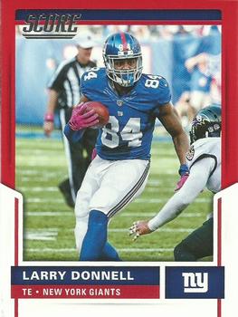 2017 Score - Red #278 Larry Donnell Front