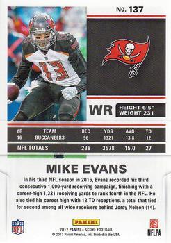 2017 Score - Red Zone #137 Mike Evans Back