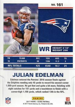 2017 Score - Red Zone #161 Julian Edelman Back