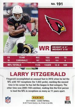 2017 Score - Red Zone #191 Larry Fitzgerald Back
