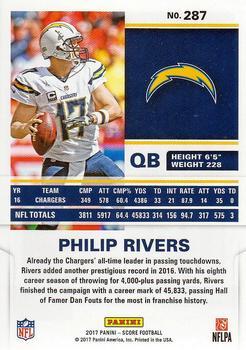 2017 Score - Red Zone #287 Philip Rivers Back