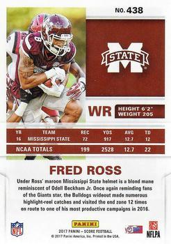2017 Score - Red Zone #438 Fred Ross Back