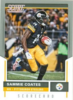 2017 Score - Scorecard #106 Sammie Coates Front