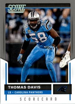2017 Score - Scorecard #188 Thomas Davis Front