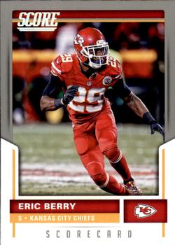 2017 Score - Scorecard #256 Eric Berry Front