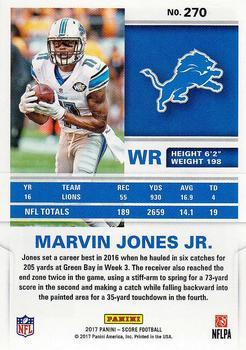 2017 Score - Scorecard #270 Marvin Jones Jr. Back