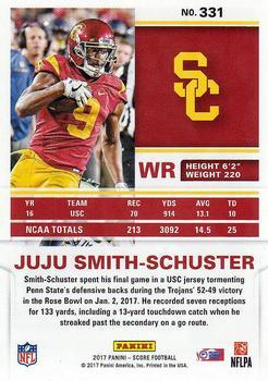 2017 Score - Scorecard #331 JuJu Smith-Schuster Back
