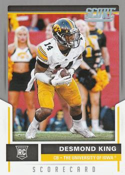 2017 Score - Scorecard #354 Desmond King Front