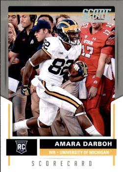 2017 Score - Scorecard #358 Amara Darboh Front