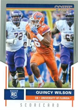 2017 Score - Scorecard #410 Quincy Wilson Front