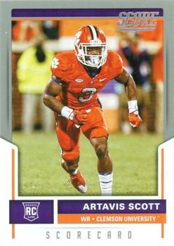 2017 Score - Scorecard #434 Artavis Scott Front