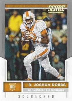 2017 Score - Scorecard #436 R. Joshua Dobbs Front