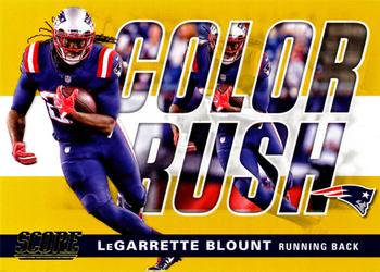 2017 Score - Color Rush Gold #2 LeGarrette Blount Front