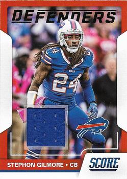 2017 Score - Defenders #9 Stephon Gilmore Front