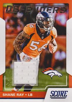 2017 Score - Defenders #17 Shane Ray Front