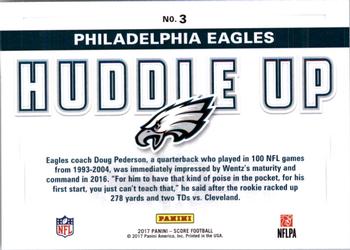 2017 Score - Huddle Up #3 Philadelphia Eagles Back
